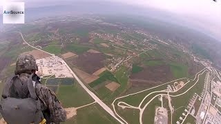 US Forces Perform Kosovos First Airborne Jump in a Decade [upl. by Ailama110]