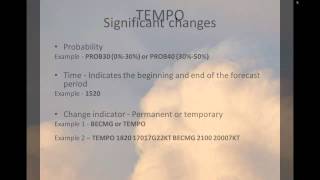 How to read a Terminal Aerodrome Forecast TAF [upl. by Cornie]