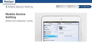 Proface Remote HMI  Quick 3 step guide to use the mobile app [upl. by Retsel]