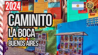 🇦🇷 La Boca y Caminito 💙💛 El barrio más colorido de Buenos Aires 2024 [upl. by Eiramesor]