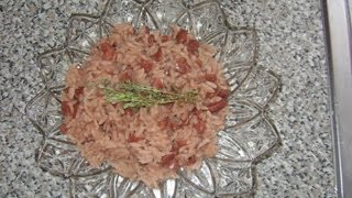 Jamaican Cuisine How to Cook Rice and Peas [upl. by Bobette]