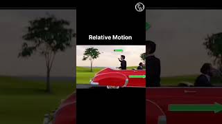 Relative Motion Practical Demonstration 🚗🚗 Shorts Physics PW [upl. by Neenej855]