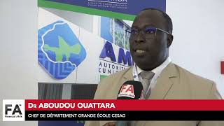 Dr Aboudou OUATTARA  « Le marché financier régional doit renforcer la courbe des taux dintérêt » [upl. by Airogerg933]