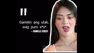 trashtalk ni camille trinidad kay dambie isang malaking SAVAGE 😂😂 Tulfo Camille Dambie Jamill [upl. by Ahsocin108]