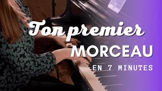 Apprends ton premier morceau de piano en seulement 7 minutes débutant [upl. by Maller]