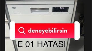 Bekar Arçelik bulaşık makinası e01 hatası ve çözümü [upl. by Furgeson]