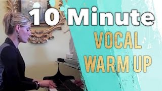 10 minute vocal warm up  Free Voice Lessons With Cherish Tuttle [upl. by Lihp]