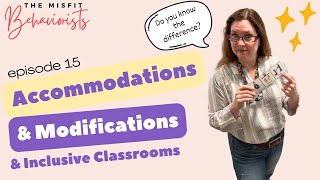 Ep 15 Accommodations and Modifications in the Classroom Practical Tips for Teachers podcast [upl. by Mita]