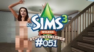 DIE SIMS 3 051 Erweiterungspacks Nackt durchs Studentenheim [upl. by Brendis]