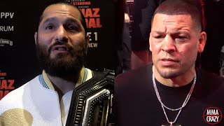 Nate Diaz vs Jorge Masvidal Trash Talk Highlights [upl. by Nivlak328]