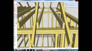 Урок 8 Проектирование дома в SketchUp [upl. by Riane754]