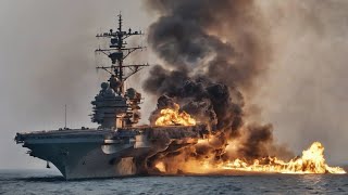 1 minute ago AMERICAN F16 strike sinks RUSSIAS largest aircraft carrier [upl. by Carbo]