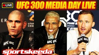 🔴UFC 300 Media Day LIVE Part 1  Alex Pereira vs Jamahal Hill [upl. by Creamer]