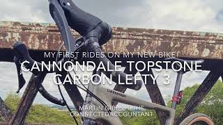 Cannondale Topstone Carbon Lefty 3 2021  First rides [upl. by Jabe]