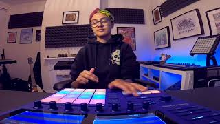 Goldie Awards Semi Final 2021  Finger Drumming on Maschine  Kimetsu No Yaiba type beat 👺 🤺 [upl. by Navetse]