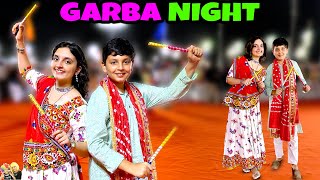 GARBA NIGHT  Dandiya at Jaipur  Navratri Celebration  Aayu and Pihu Show [upl. by Aitropal979]