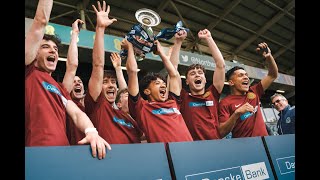 ⚽️ GOALS  🏆 Danske Bank Schools Cup final  Integrated College Dungannon 21 St Columbs College [upl. by Anaoj]