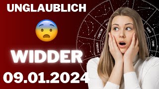 WIDDER ♈️⭐️ DER BESTE TAG ALLER ZEITEN 😱 Horoskop  09Januar 2024 widder tarot [upl. by Llezo456]