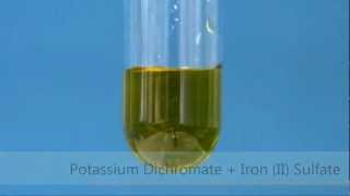 Potassium Dichromate  Iron II Sulfate [upl. by Lawlor]