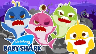 Hide and Seek w the Zombie Shark Family  Compilation  Baby Shark Halloween  Baby Shark Official [upl. by Inoek]