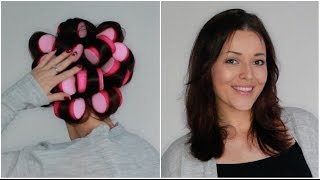 15 min zachte rollers look ❤ haar tutorial  Beautygloss [upl. by Lienet]