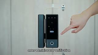 Unlock with Ease  Tenon K5 Smart Glass Door Lock [upl. by Wildee]