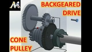 Cone Pulley and Back Geared Drive Explained [upl. by Legin]