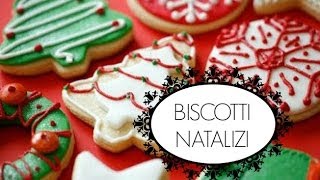 BISCOTTI DI NATALE CON GLASSA COLORATA [upl. by Anirtek]