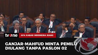 Tim Hukum GanjarMahfud Menganggap Diskualifikasi Paslon 02 Merupakan Wujud Demokratis  AKIS tvOne [upl. by Penni]