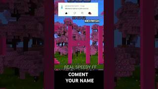 minecraft name coment your name I will create your minecraft name minecraft sortfeed viral [upl. by Reamy364]