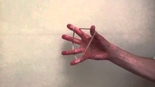 Finger Extensor Strengthening with Elastic Band [upl. by Coriss]