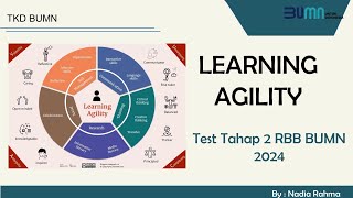 LEARNING AGILITY TEST TAHAP 2 RBB BUMN 2024 [upl. by Draned]