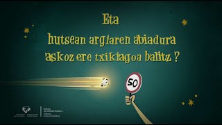 Eta hutsean argiaren abiadura askoz ere txikiagoa balitz [upl. by Dressel]