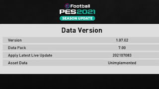 Update Steam BYPASS Efootball PES 2021 Version 10702 [upl. by Eirolam]