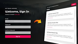 Mysql PHP Login System Signup Signin Dashboard Session Logout [upl. by Akenahc271]