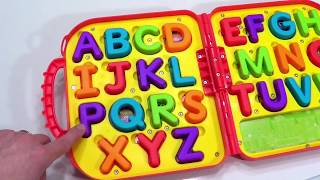 Cute Kid Genevieve Teaches Letters and Counting [upl. by Berrie]