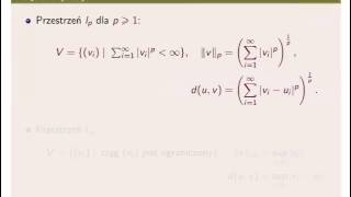 Kurs topologii 1 Definicja przestrzeni metrycznej [upl. by Cosmo]