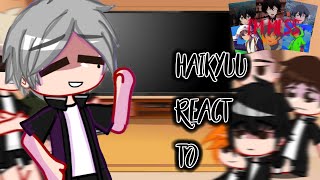 •haikyuu reacts to Sugawaras future•🌺 [upl. by Anirazc]