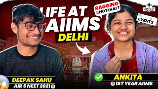 Life after NEET in AIIMS delhi😍🔥Toppers Talk Ep3 aiimsdelhi aiims neet2025 neet mbbs [upl. by Gazo]