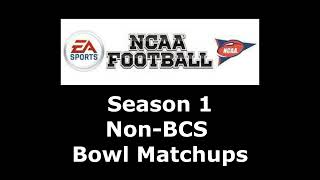 CFB on VGN Non BCS Bowl Matchups Season 1 [upl. by Ruomyes]