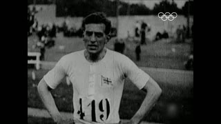 Harold Abrahams leans into Olympic gold  Mens 100m  Athletics  Paris 1924 Olympic Games [upl. by Hachmin879]