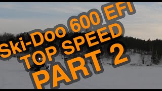 600 EFI Top Speed Part 2 [upl. by Hanako]