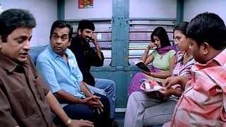 Ravi Teja And Brahmanandam Train Comedy Scene  KiraakVideos [upl. by Hamann]