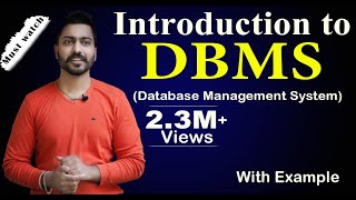 Lec2 Introduction to DBMS Database Management System With Real life examples  What is DBMS [upl. by Gregory]