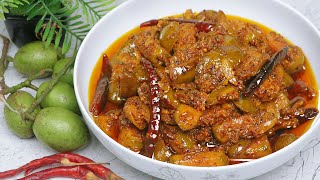 জলপাইয়ের ঝাল আচার রেসিপি  Jolpai er Jall Achar Spicy🔥Olive Pickle Recipe [upl. by Eirena188]