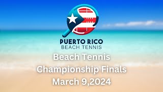 Beach Tennis Championship Finals March 92024 [upl. by Atirres254]