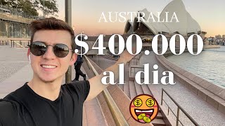 150 Dolares al día Mi primer trabajo en Sydney [upl. by Anoli637]