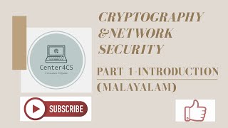 Part 1  Introduction to Cryptography amp Network Security [upl. by Ardnohsal]