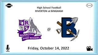 Varsity Football Riverton at Bingham [upl. by Faustena]