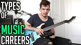 10 Types of Music Careers [upl. by Giovanni513]